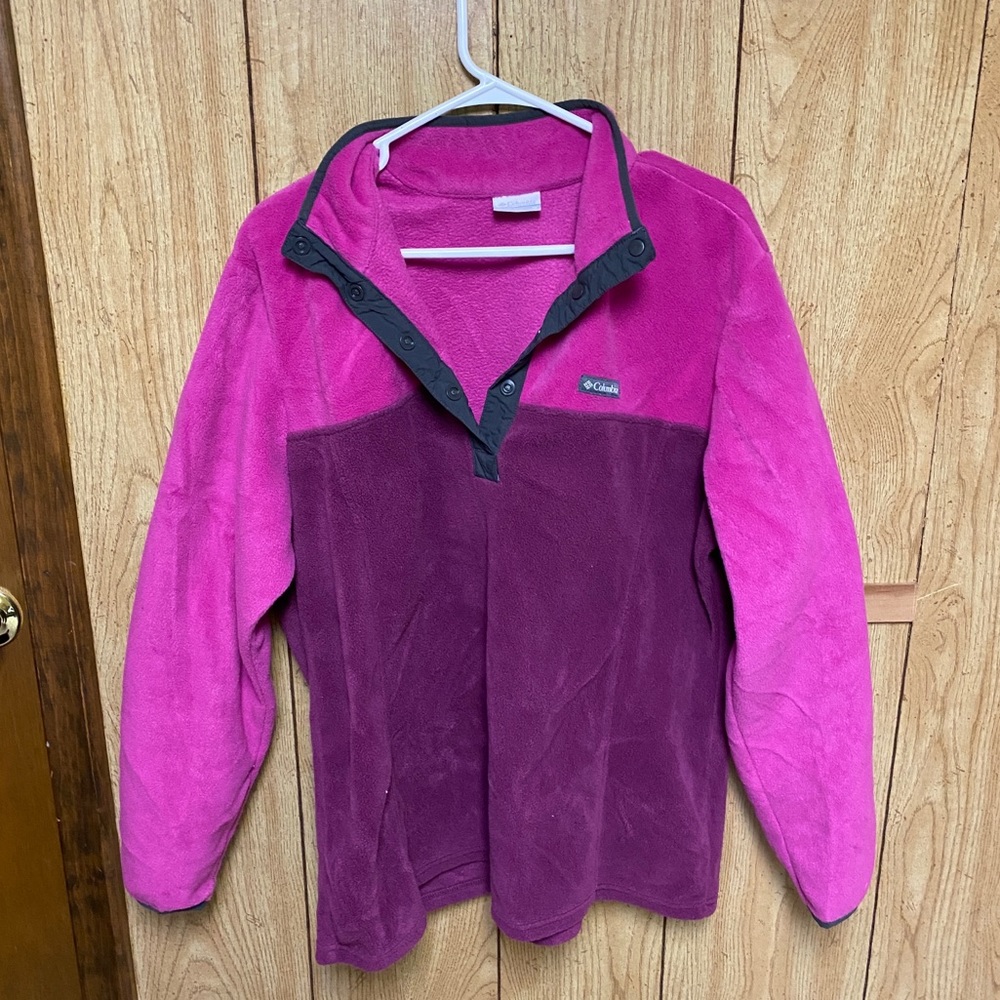 Columbia Quarterzip snap jacket